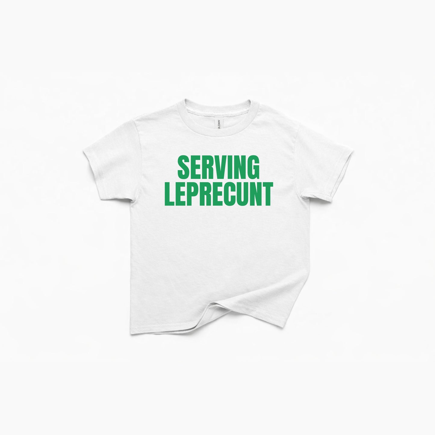 Serving Leprecunt