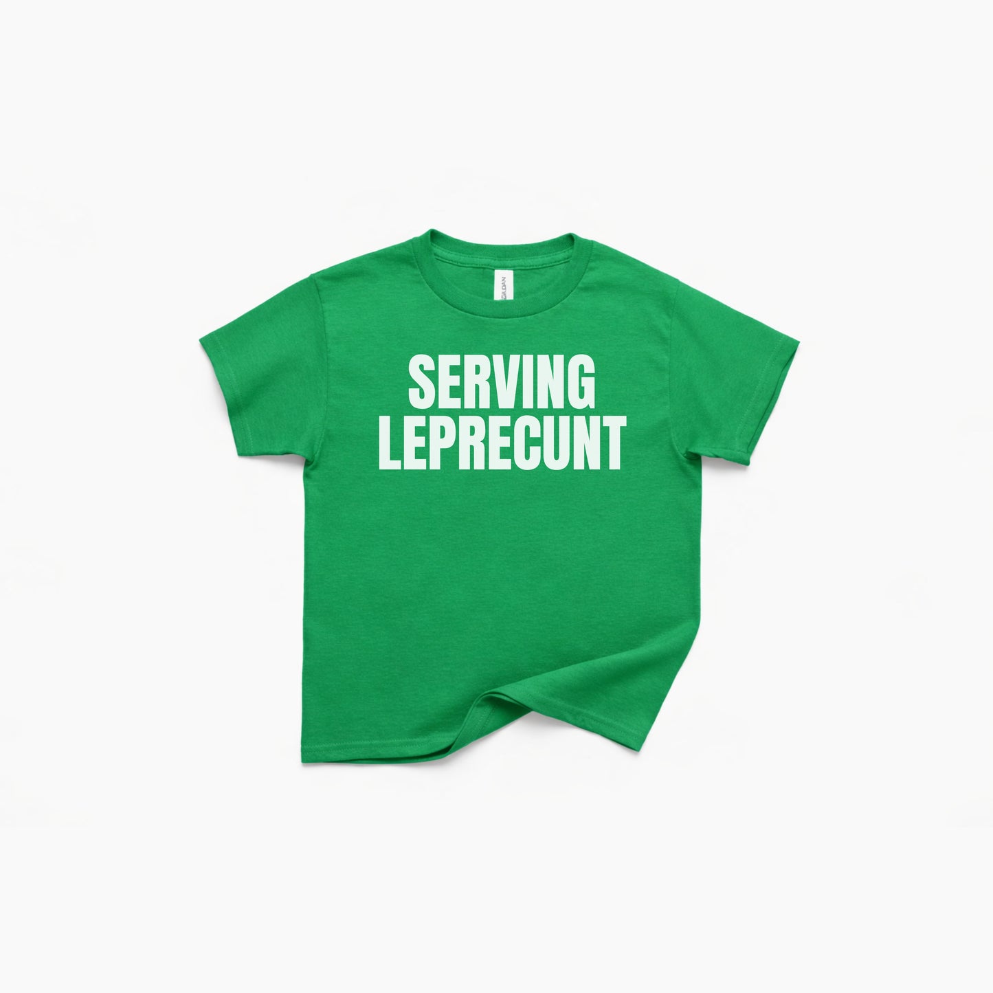Serving Leprecunt