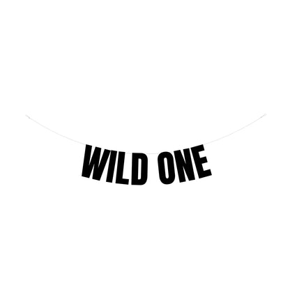 Wild one banner