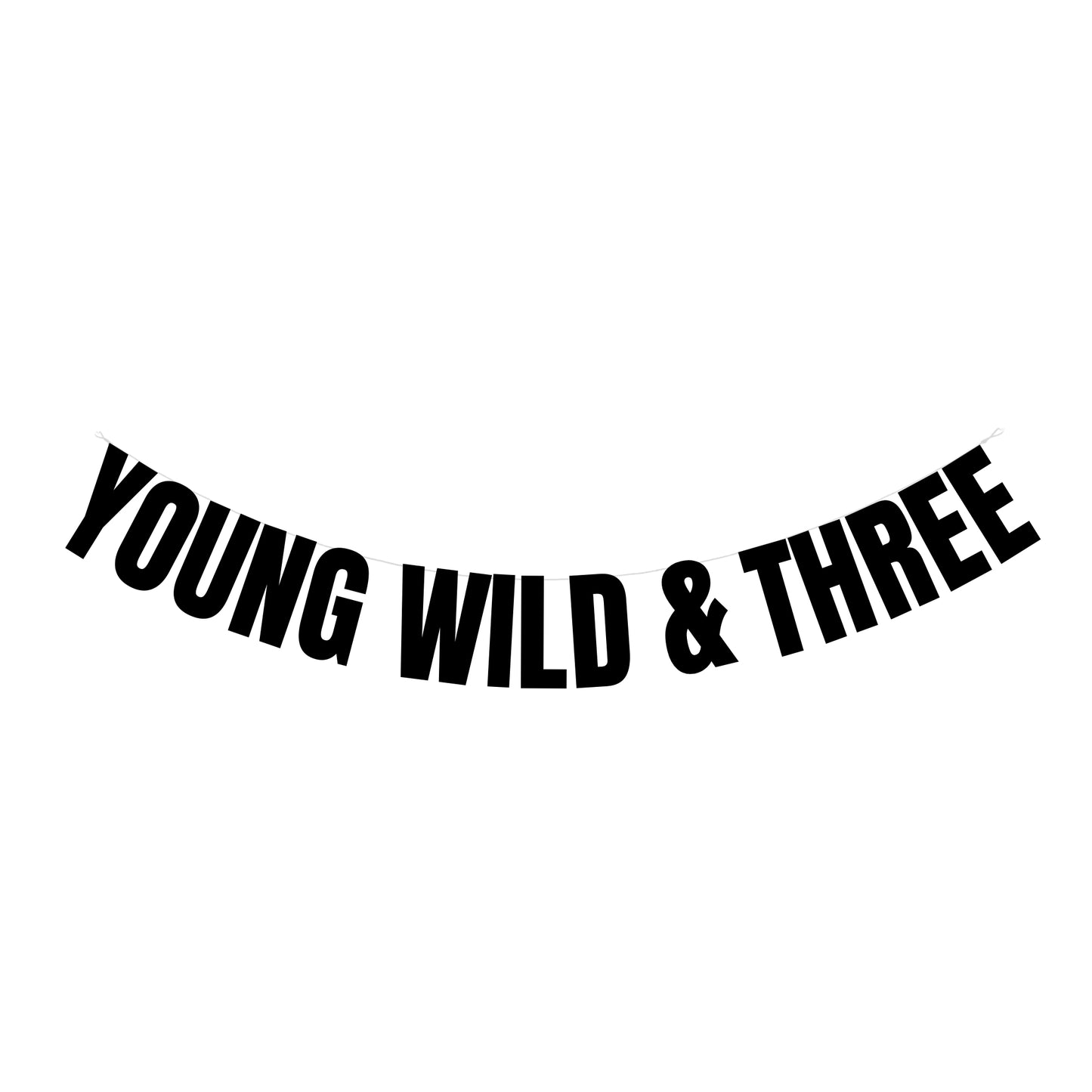 Young wild & Three banner