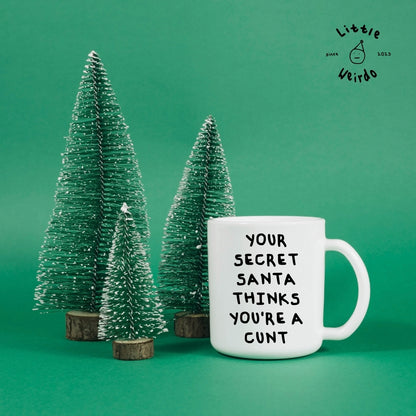 Secret Santa cunt mug