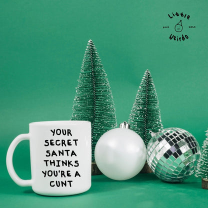 Secret Santa cunt mug