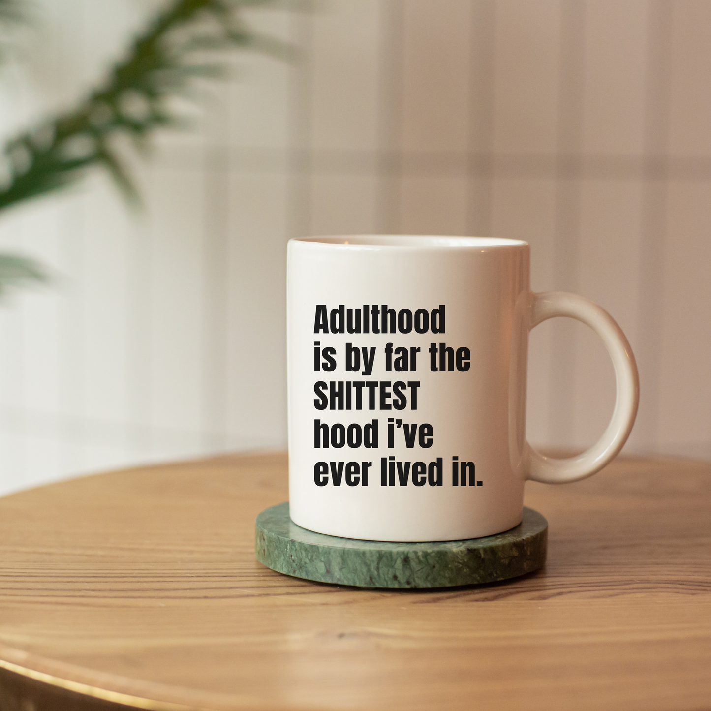 Adulthood mug