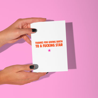 Fucking star card