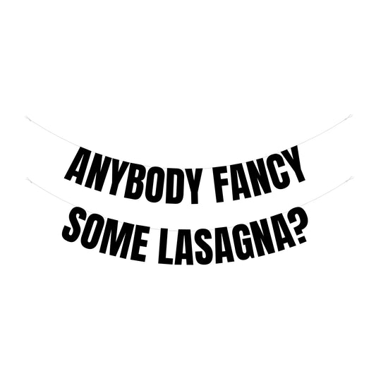 Anybody fancy some lasagna?