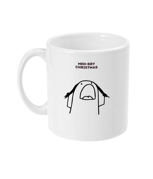 Meh-rry Christmas mug
