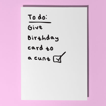 funny birthday card