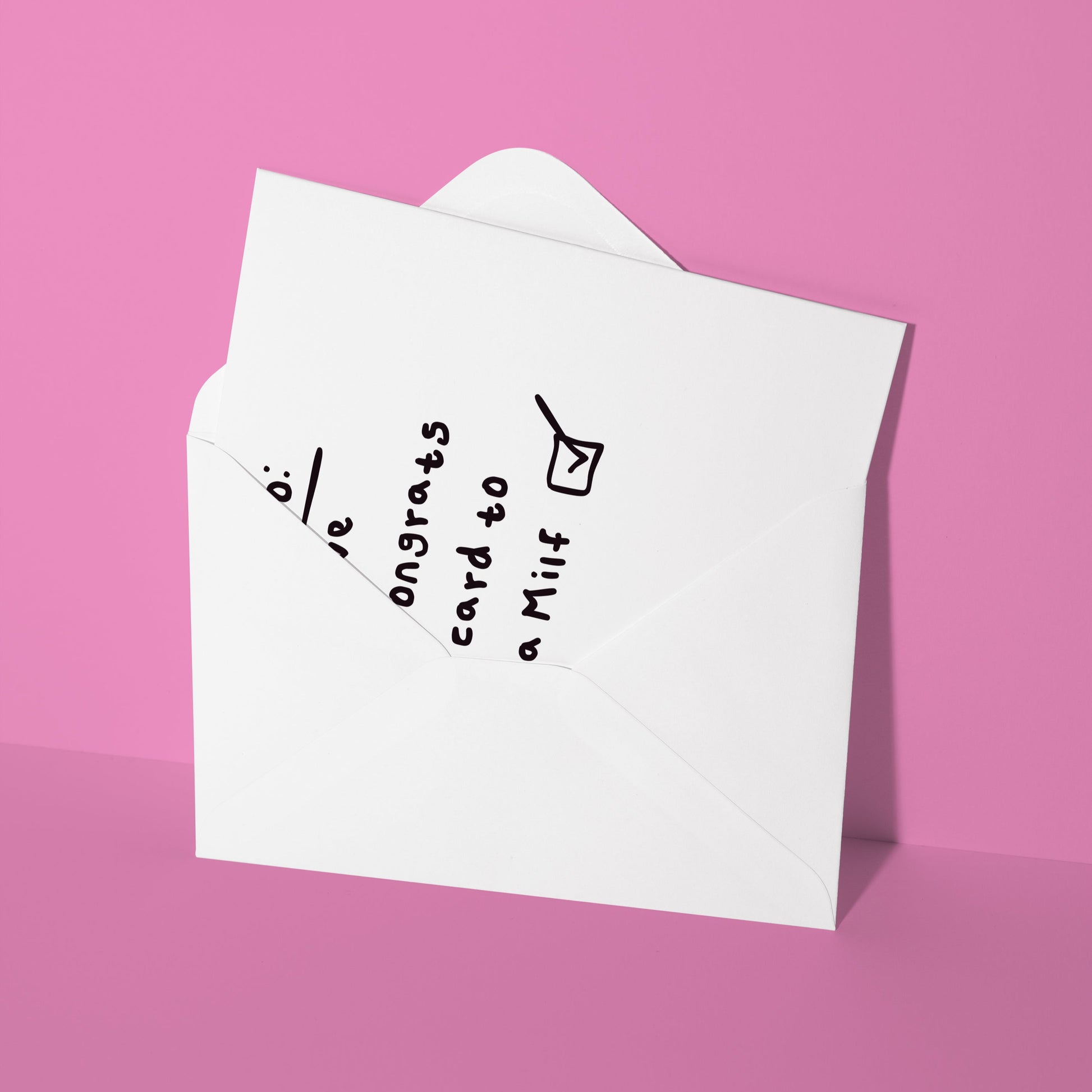 funny baby shower card