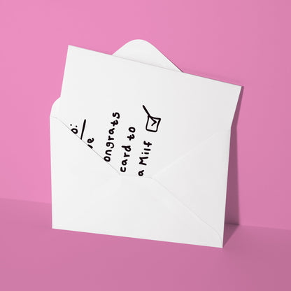 funny baby shower card