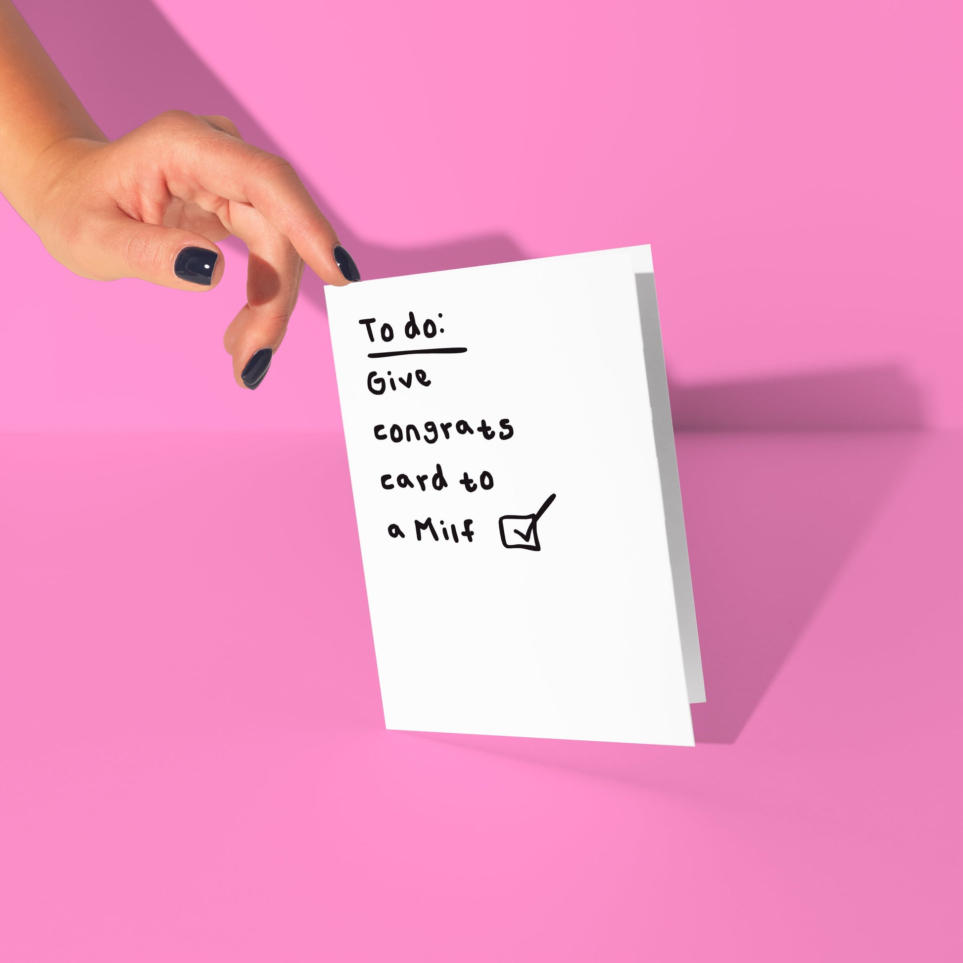 funny baby shower card