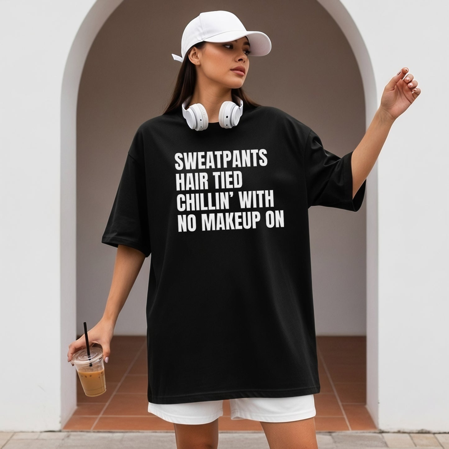 Sweatpants | Drake tee