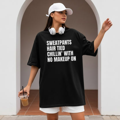 Sweatpants | Drake tee