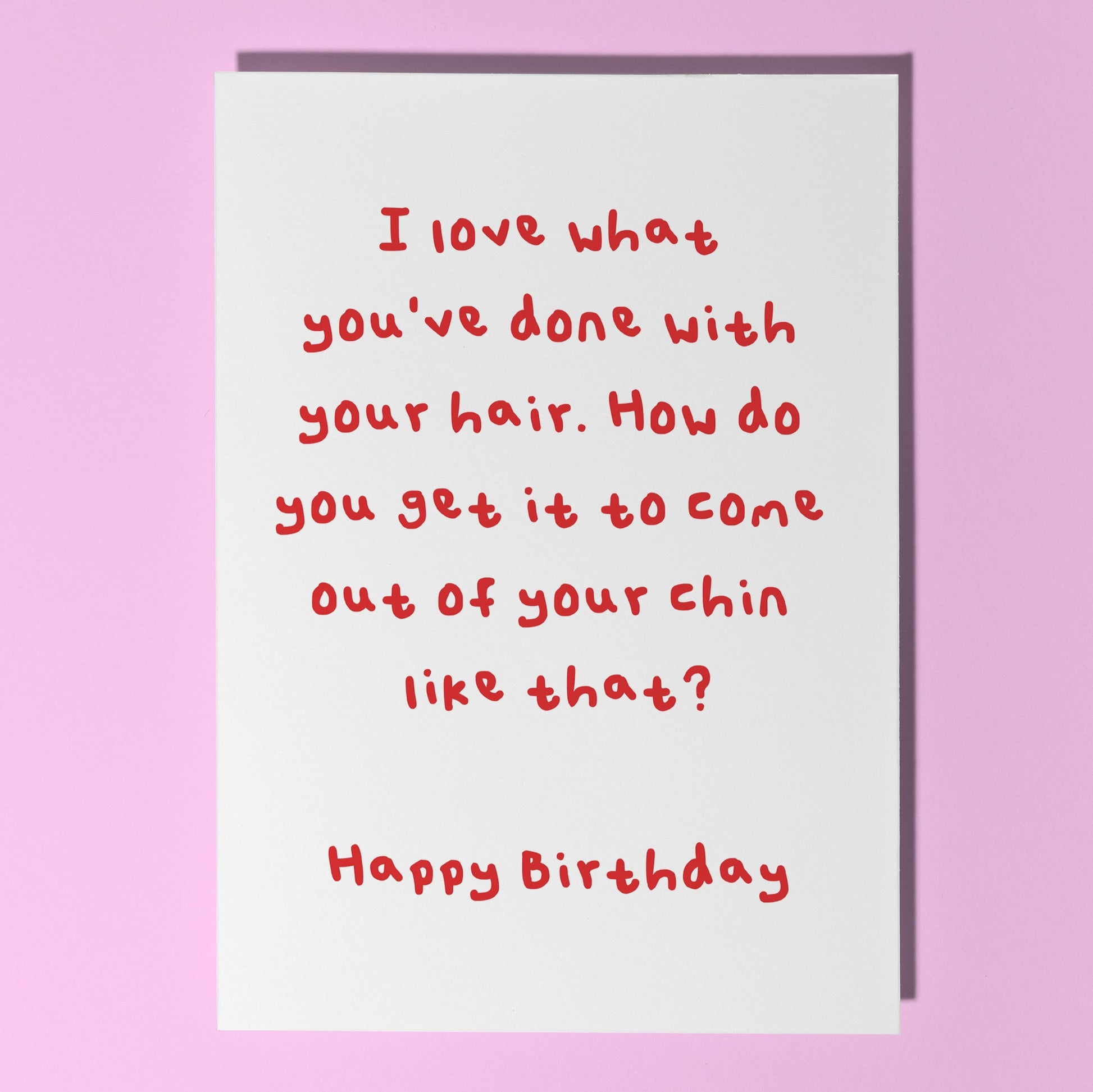 funny birthday card