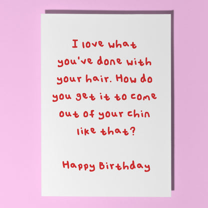 funny birthday card