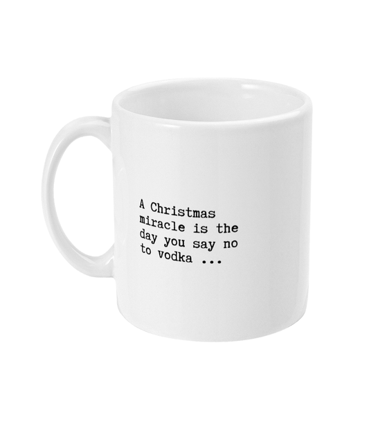 No to vodka mug