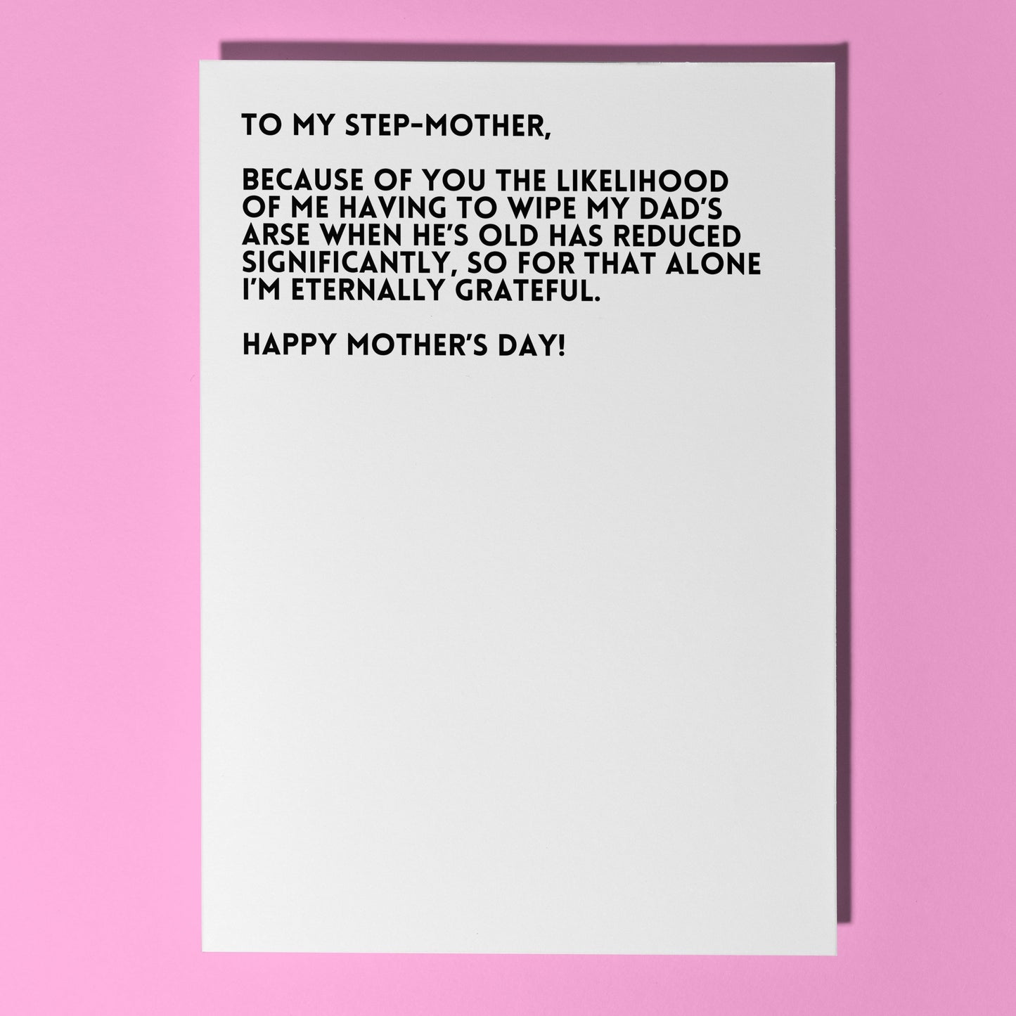 Step Mum card