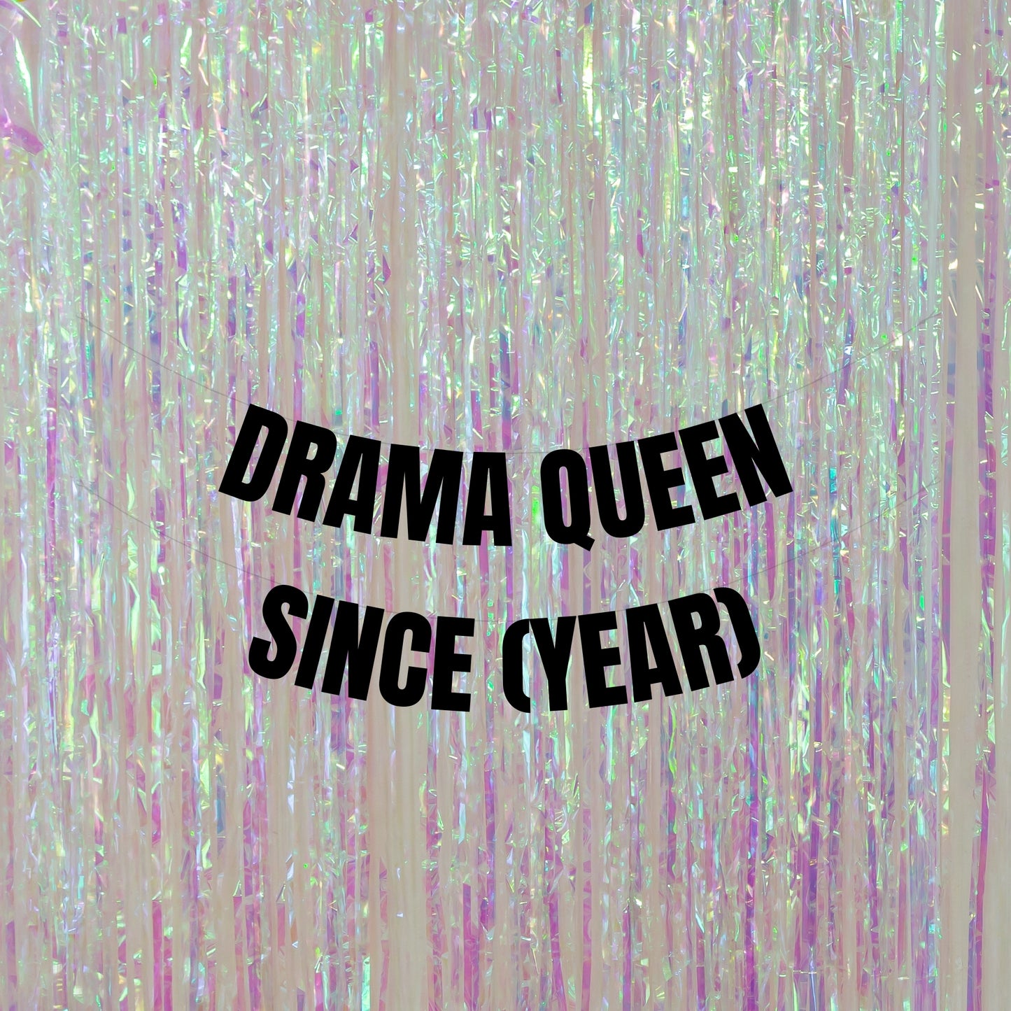 Personalised Drama Queen banner