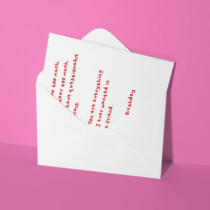funny birthday card