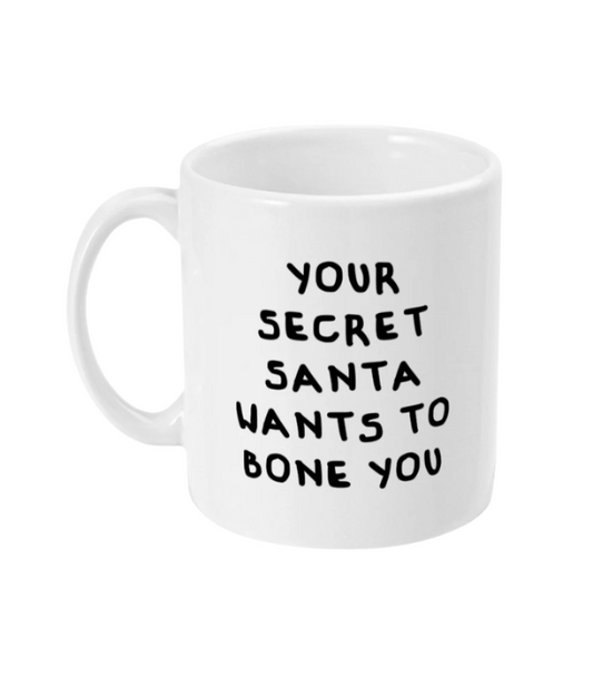 Secret Santa bone you mug