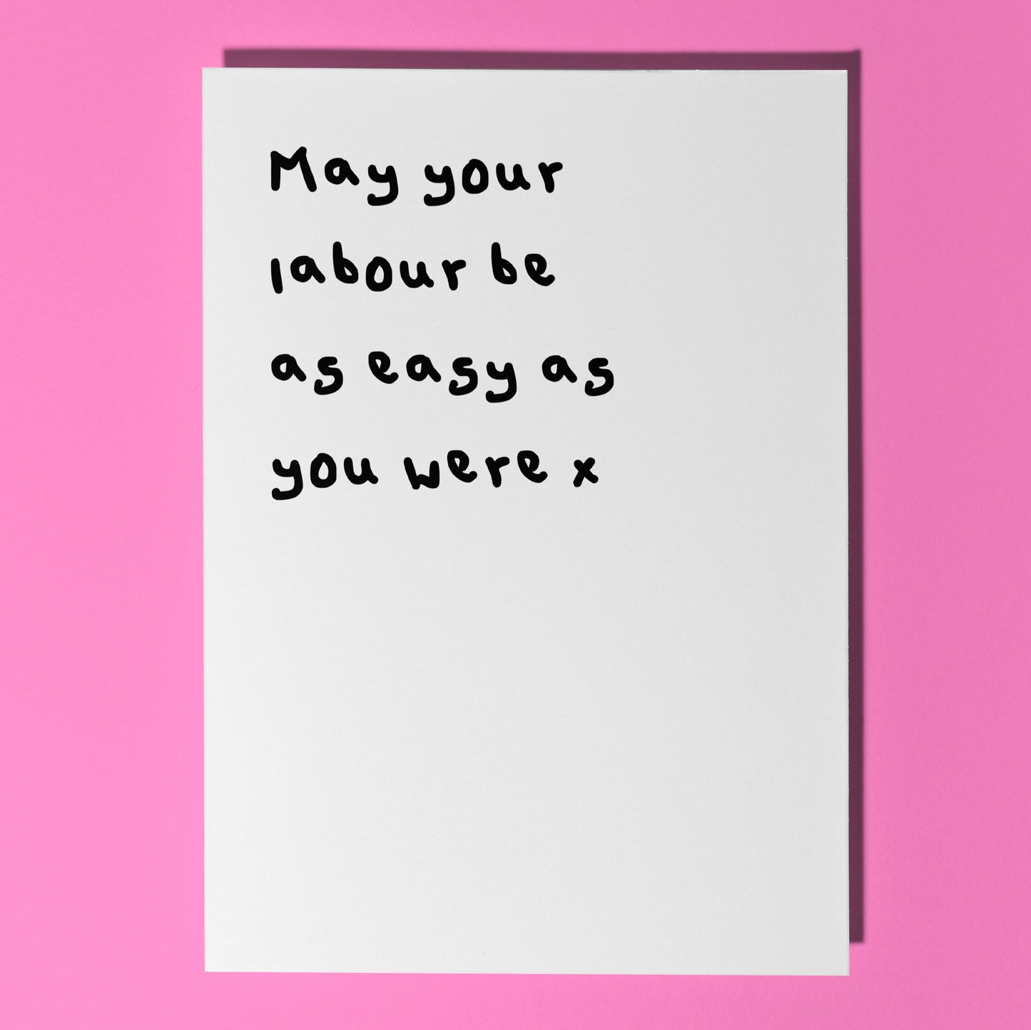 funny baby shower card