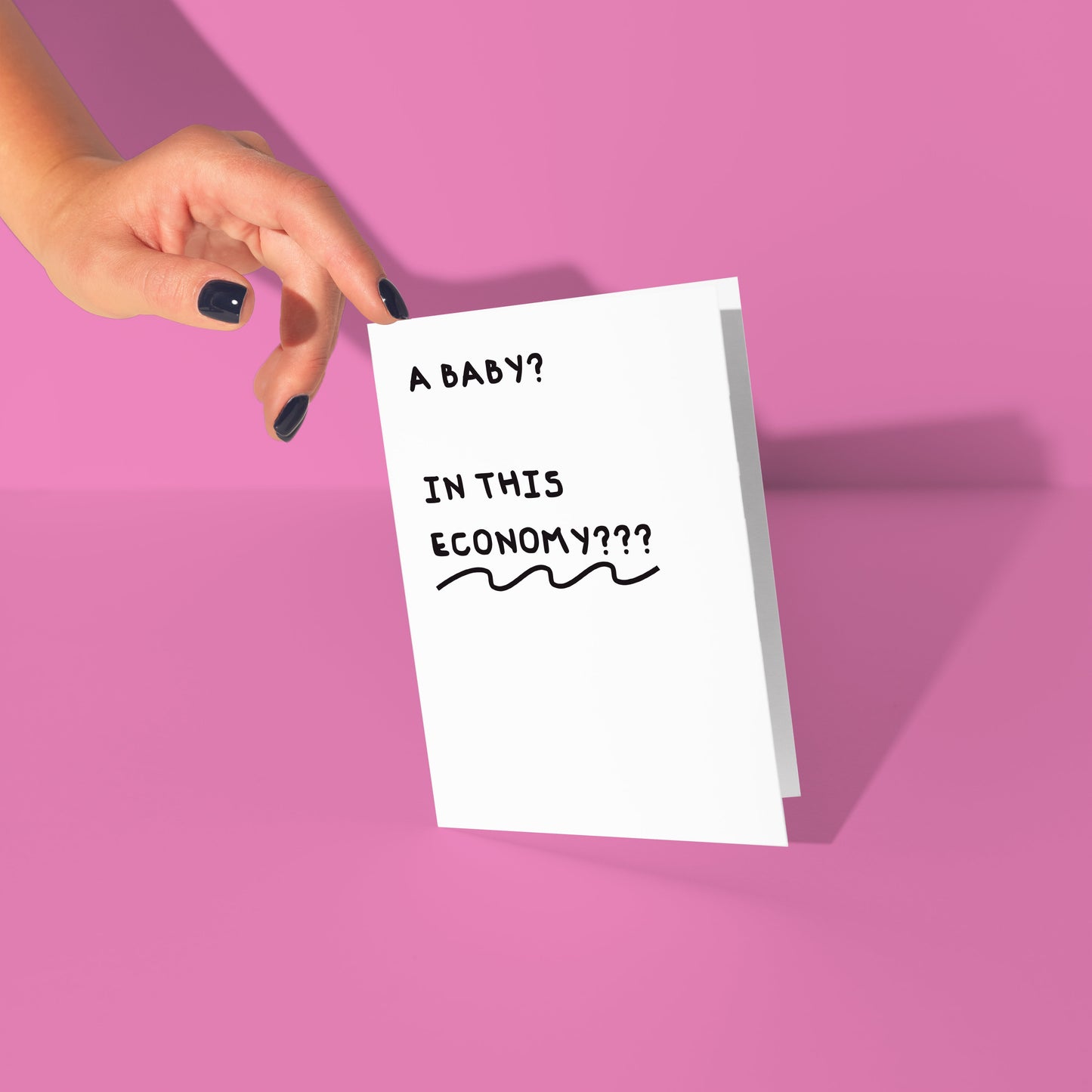 funny baby shower card