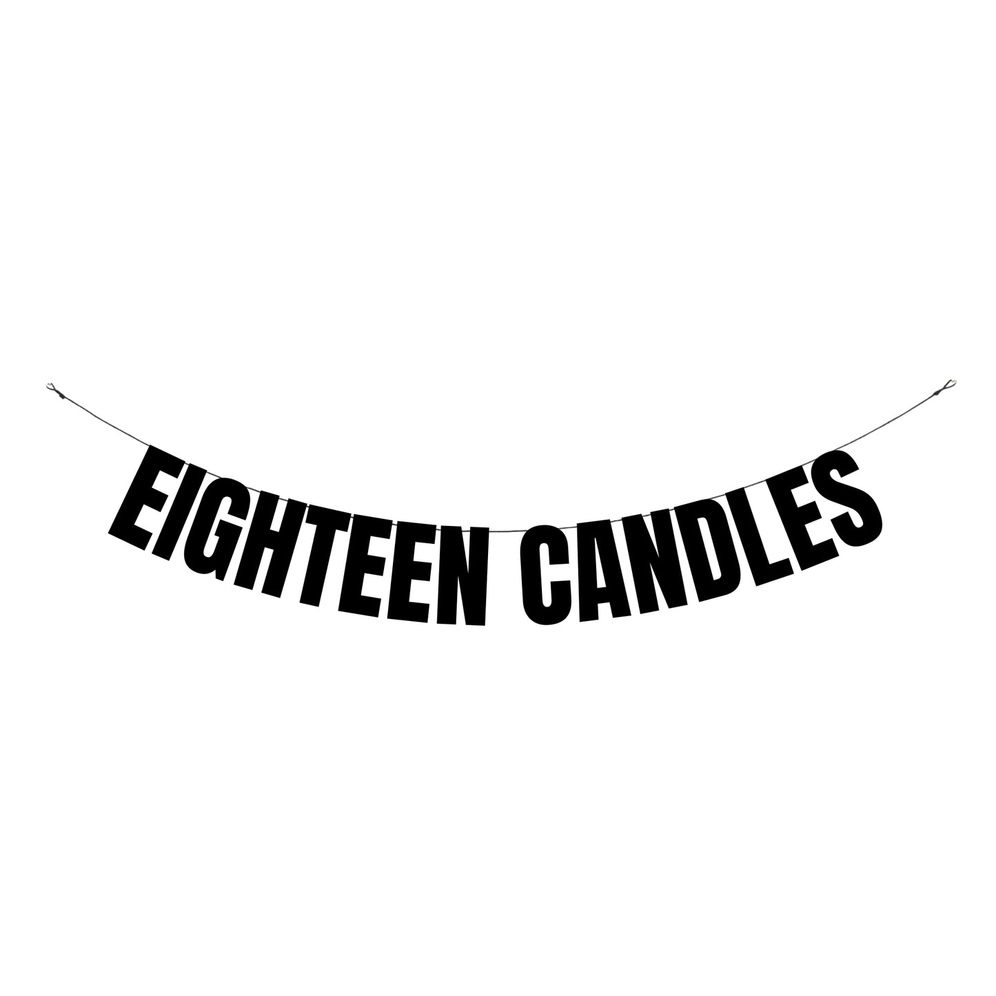 Eighteen candles banner