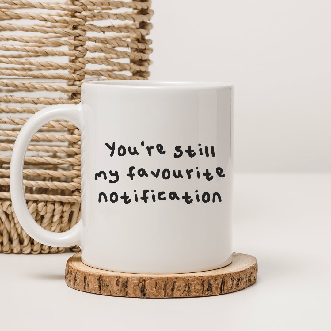 Favourite notification mug