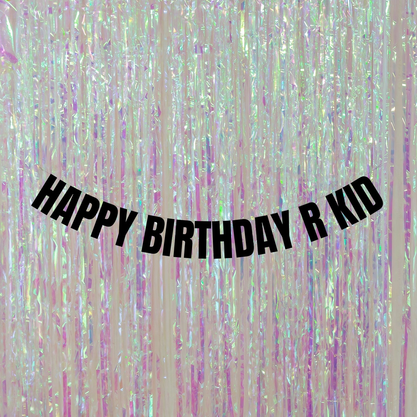 Happy Birthday R Kid banner