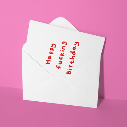funny birthday card