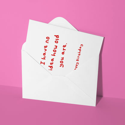 funny birthday card