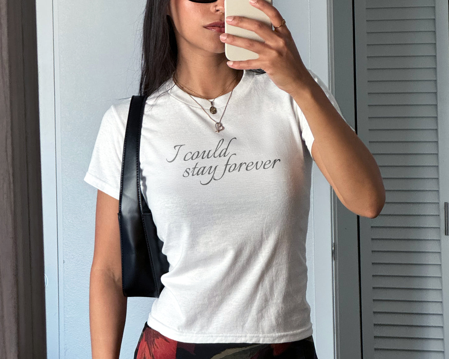I could stay forever baby Tee