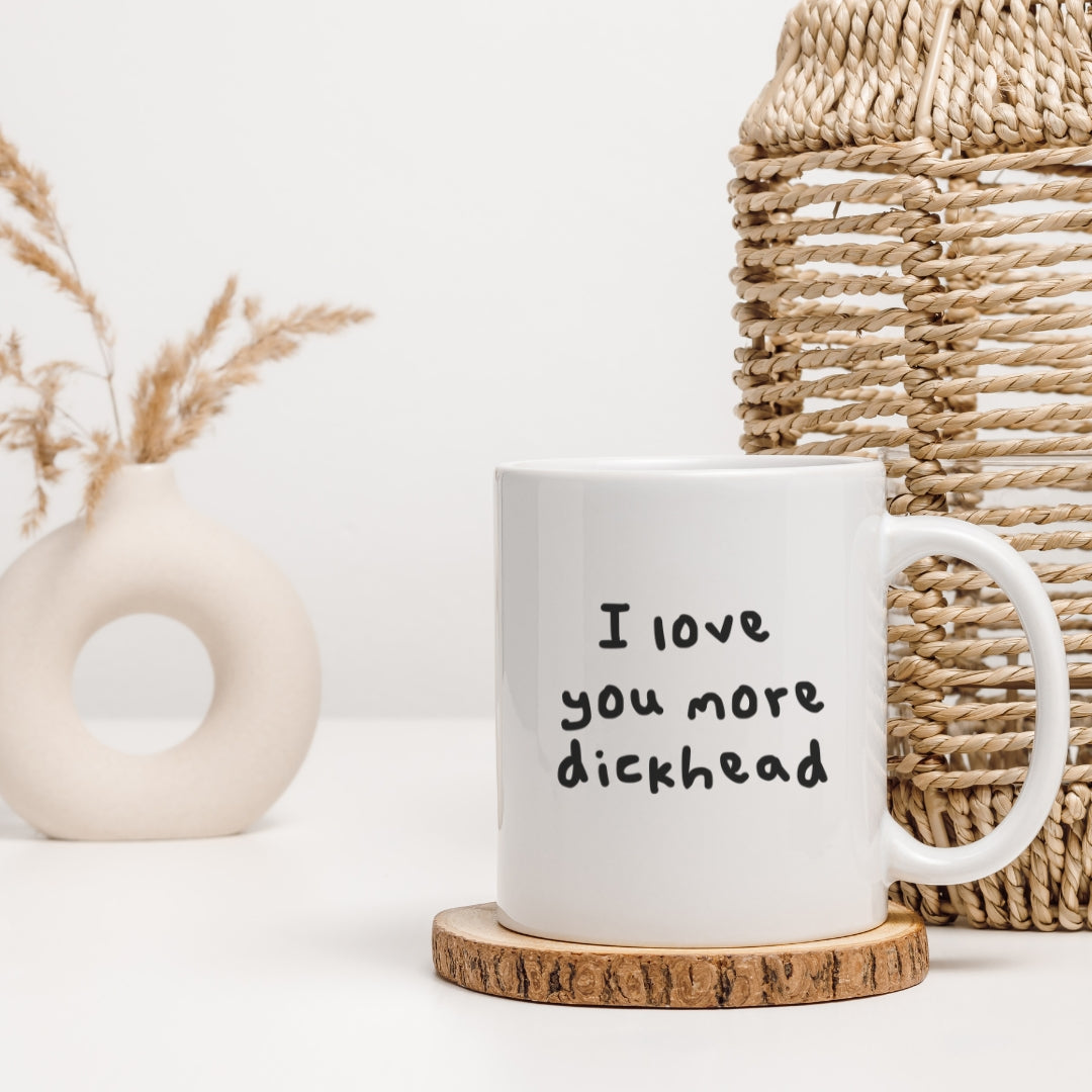 I love you more mug