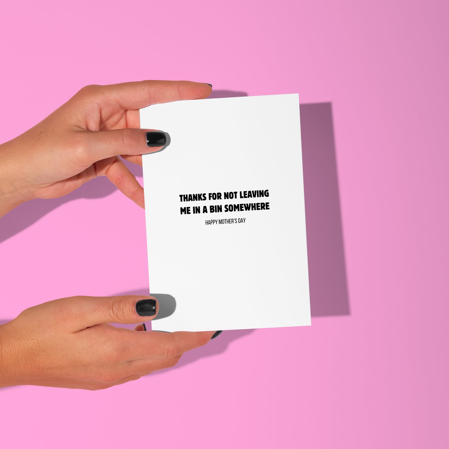 In a bin card