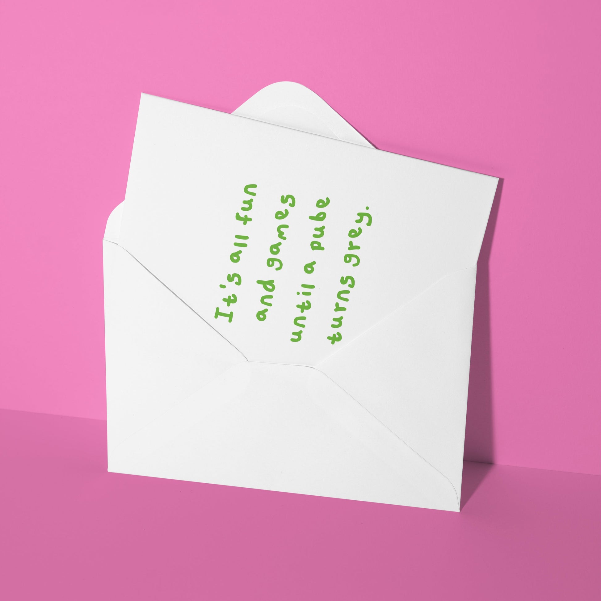 funny birthday card