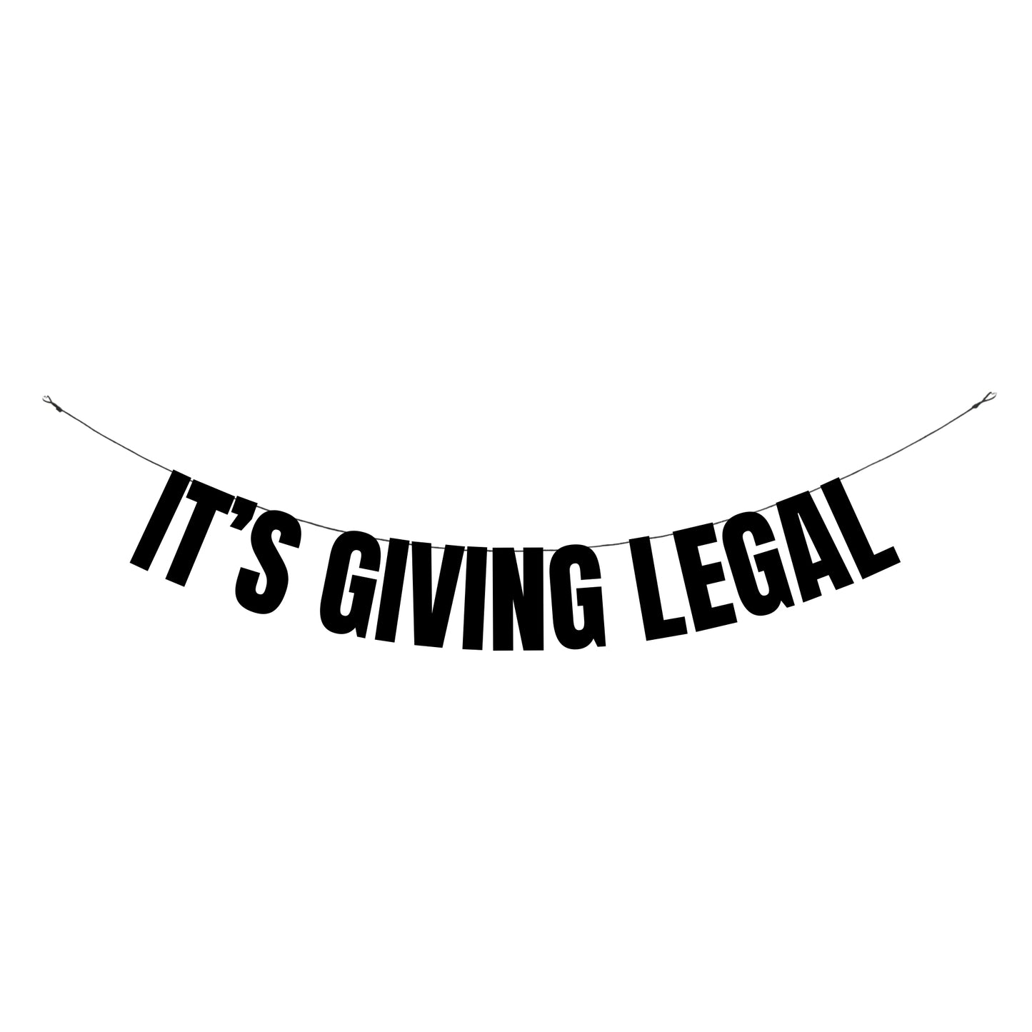 It's giving legal banner