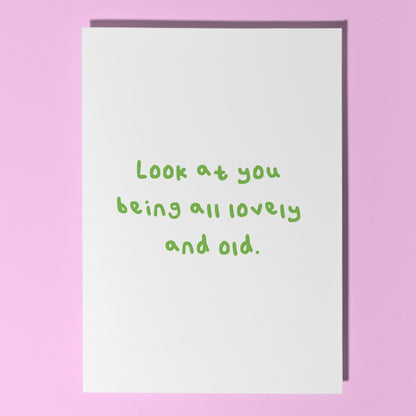 funny birthday card
