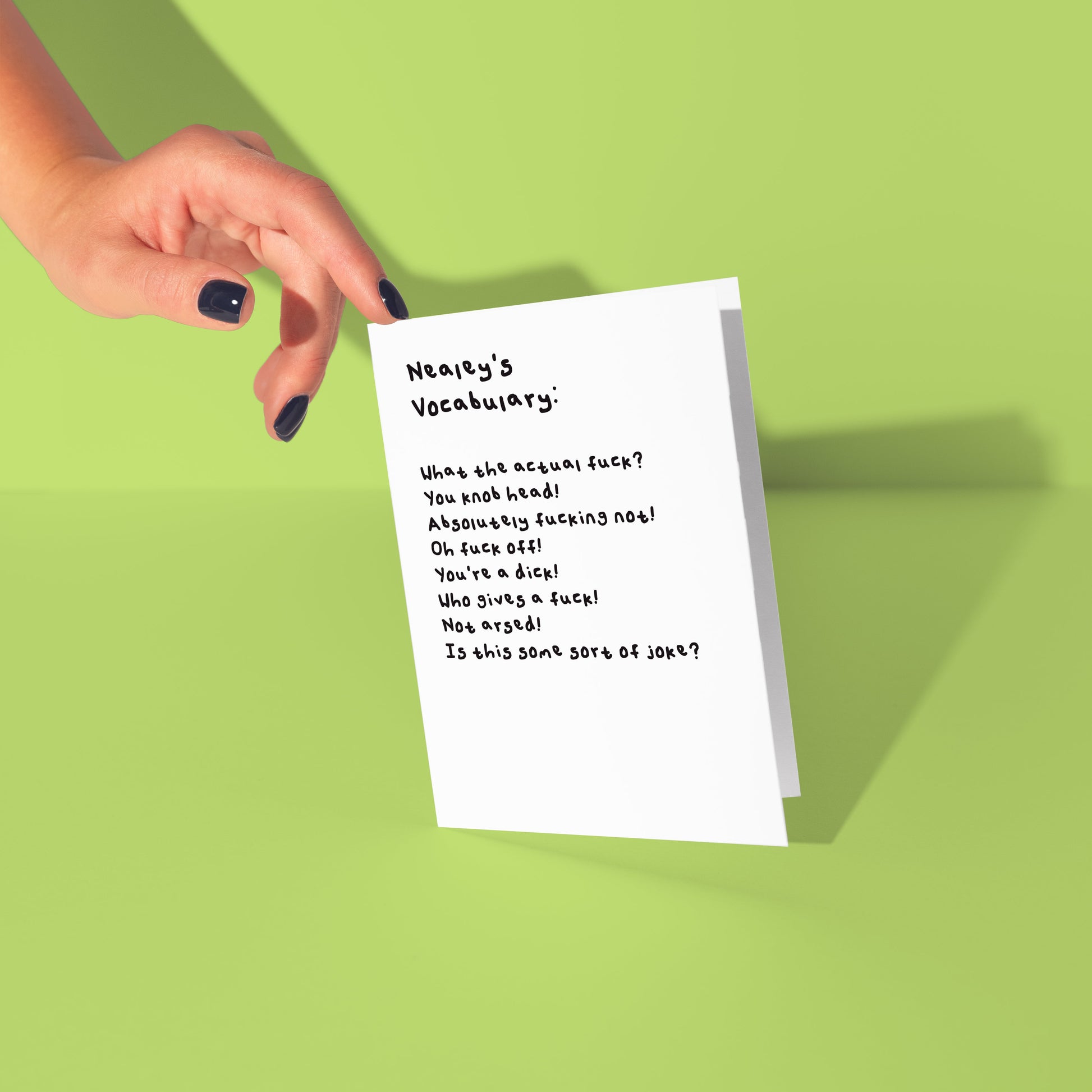 personalised funny birthday card