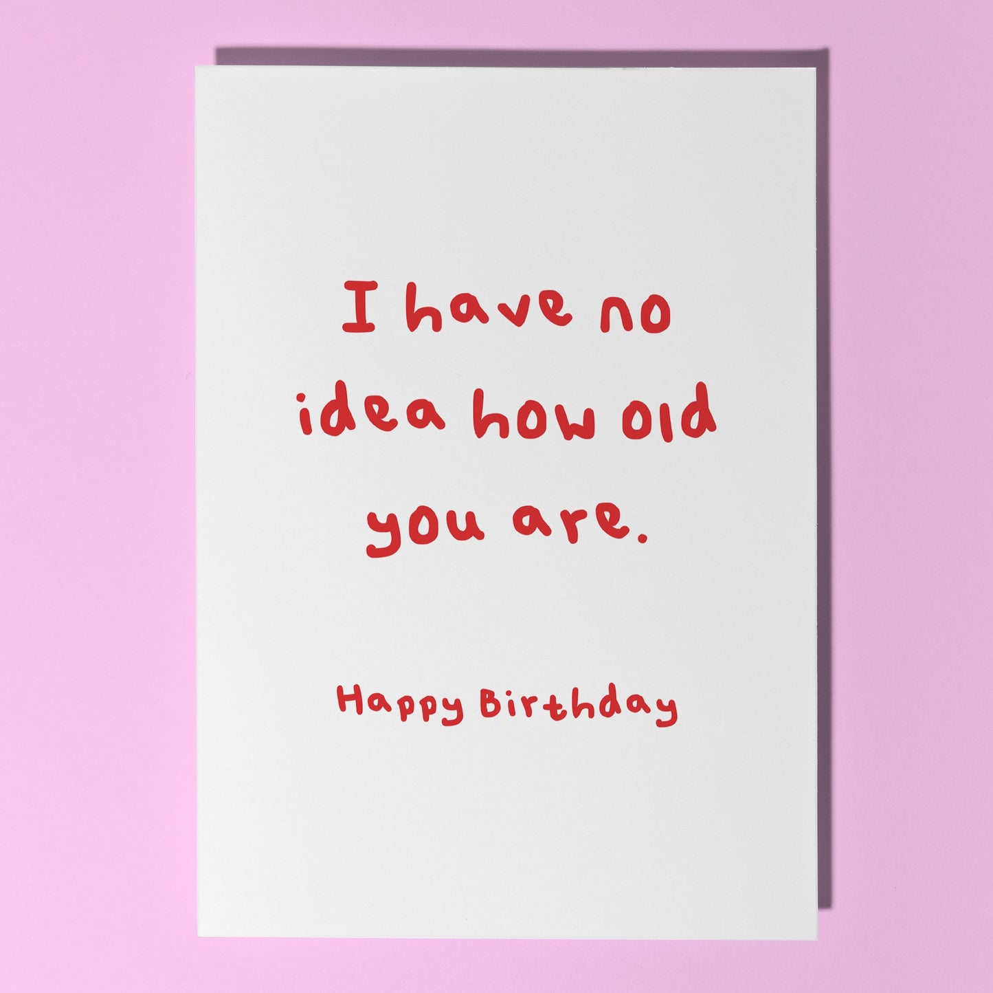 funny birthday card