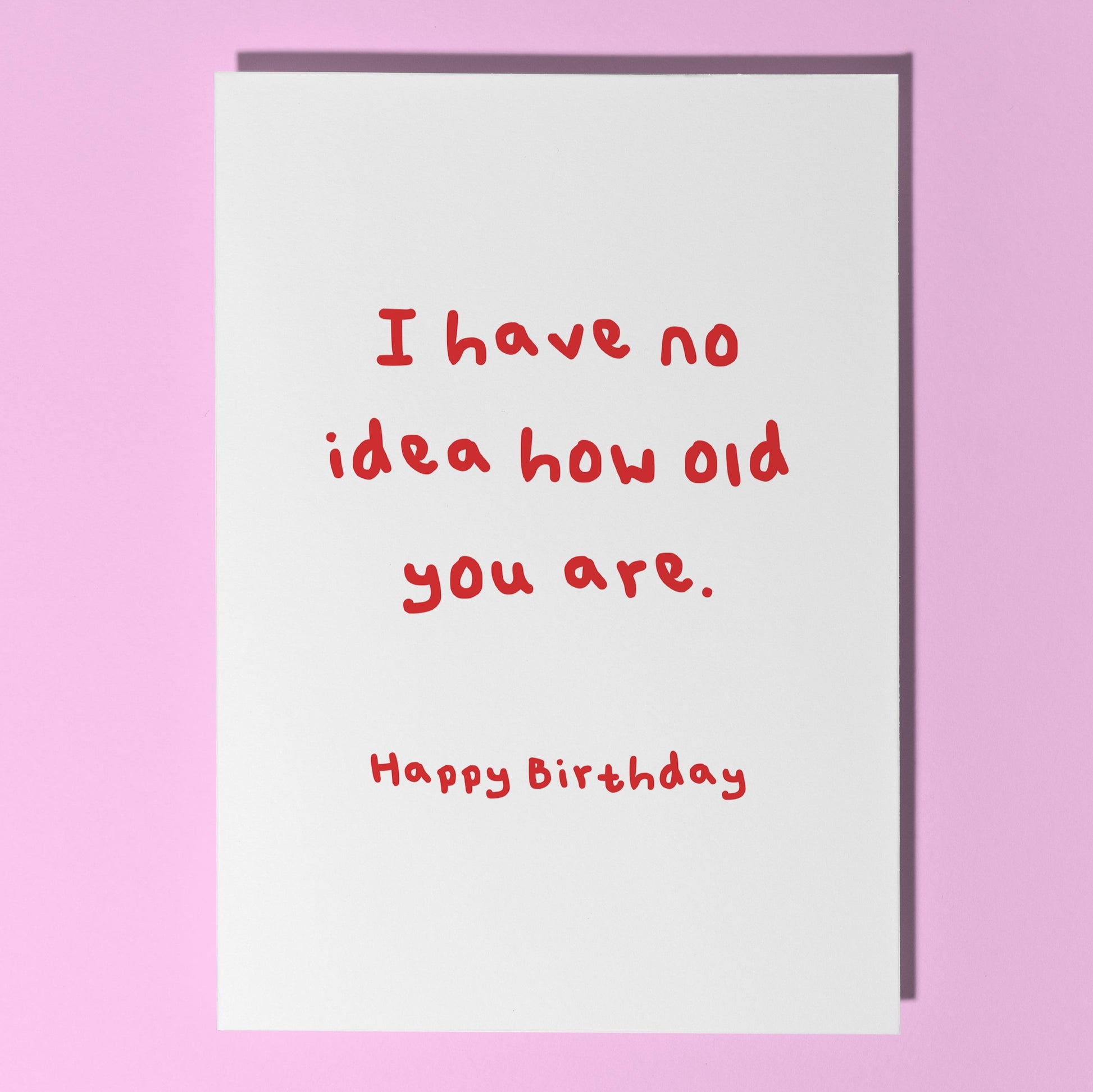 funny birthday card