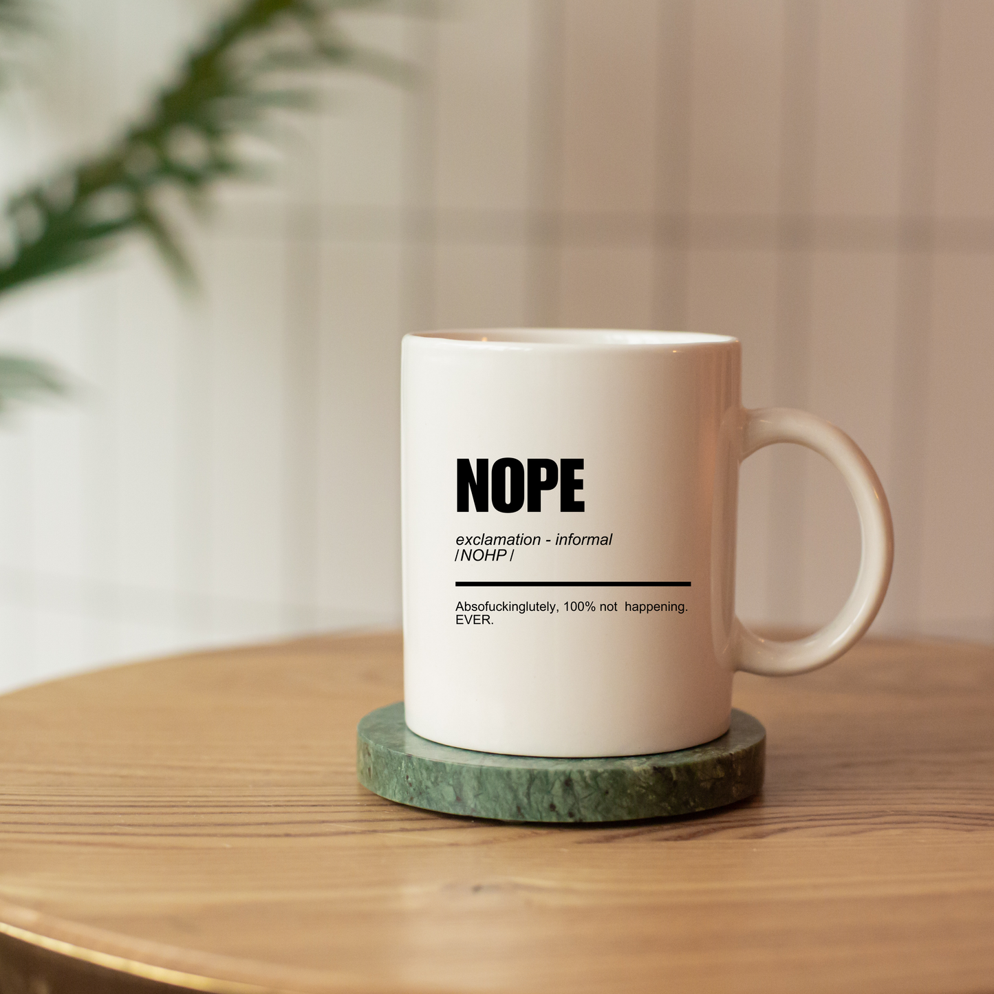 Nope mug