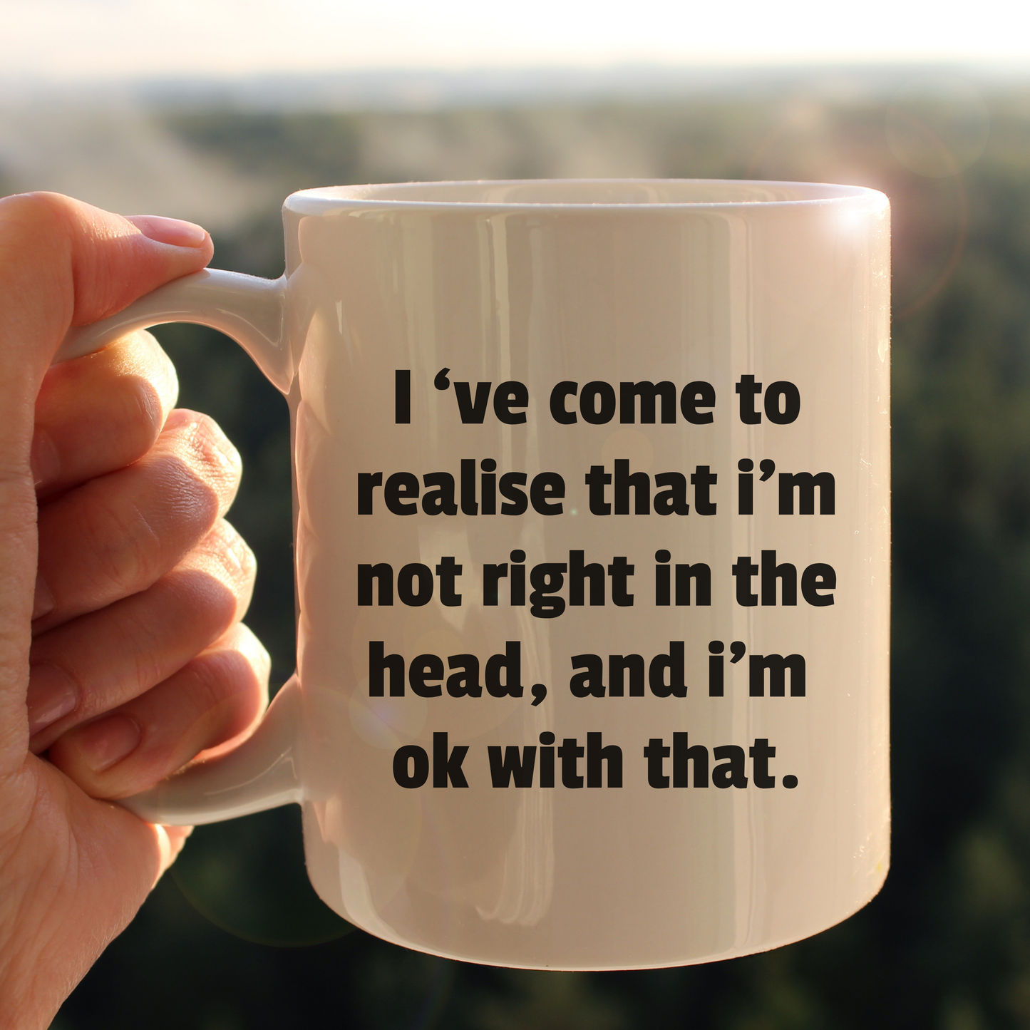Not right in the head mug