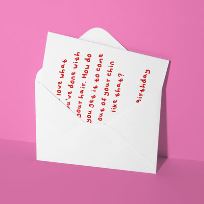 funny birthday card