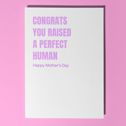 Perfect human card