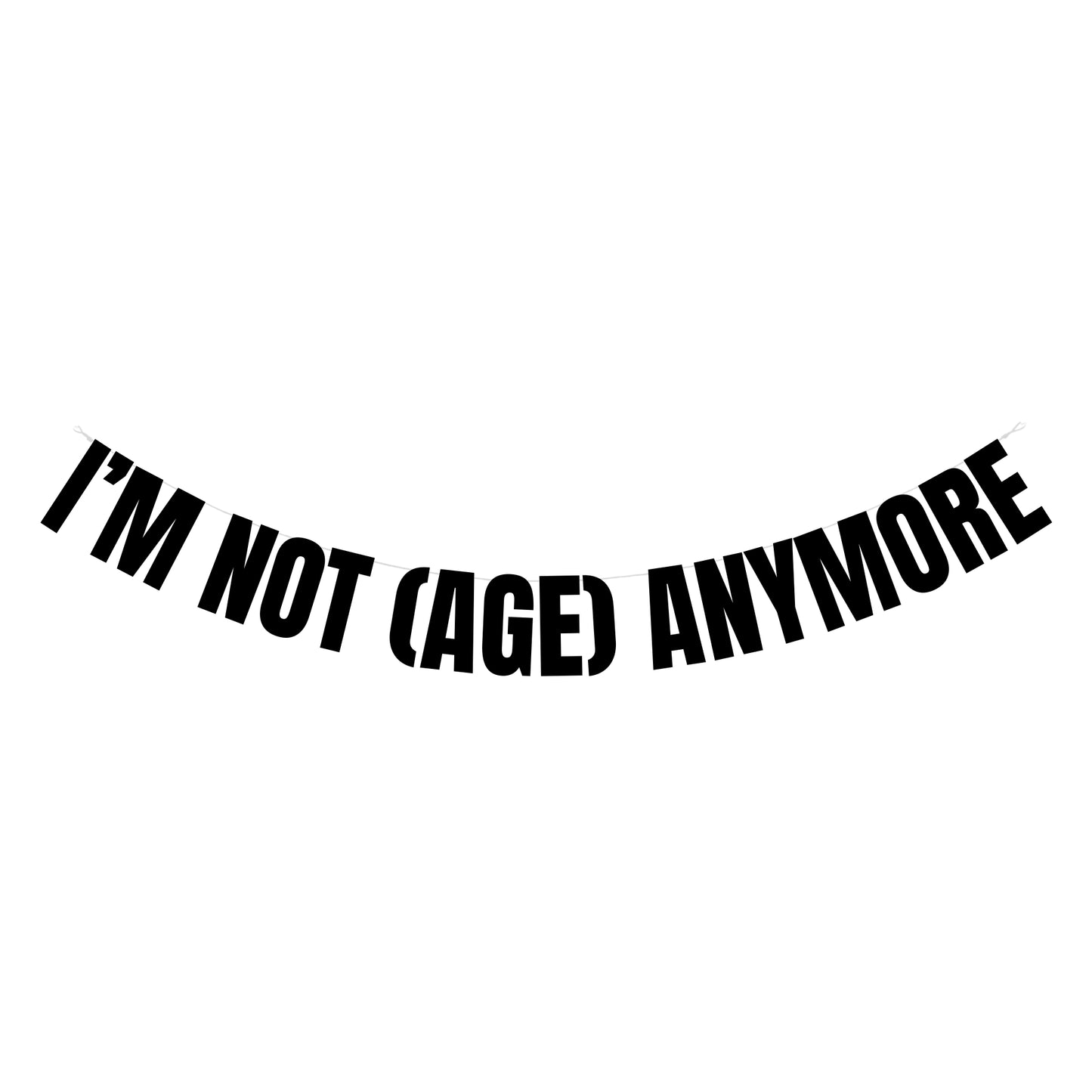 Personalised not anymore banner