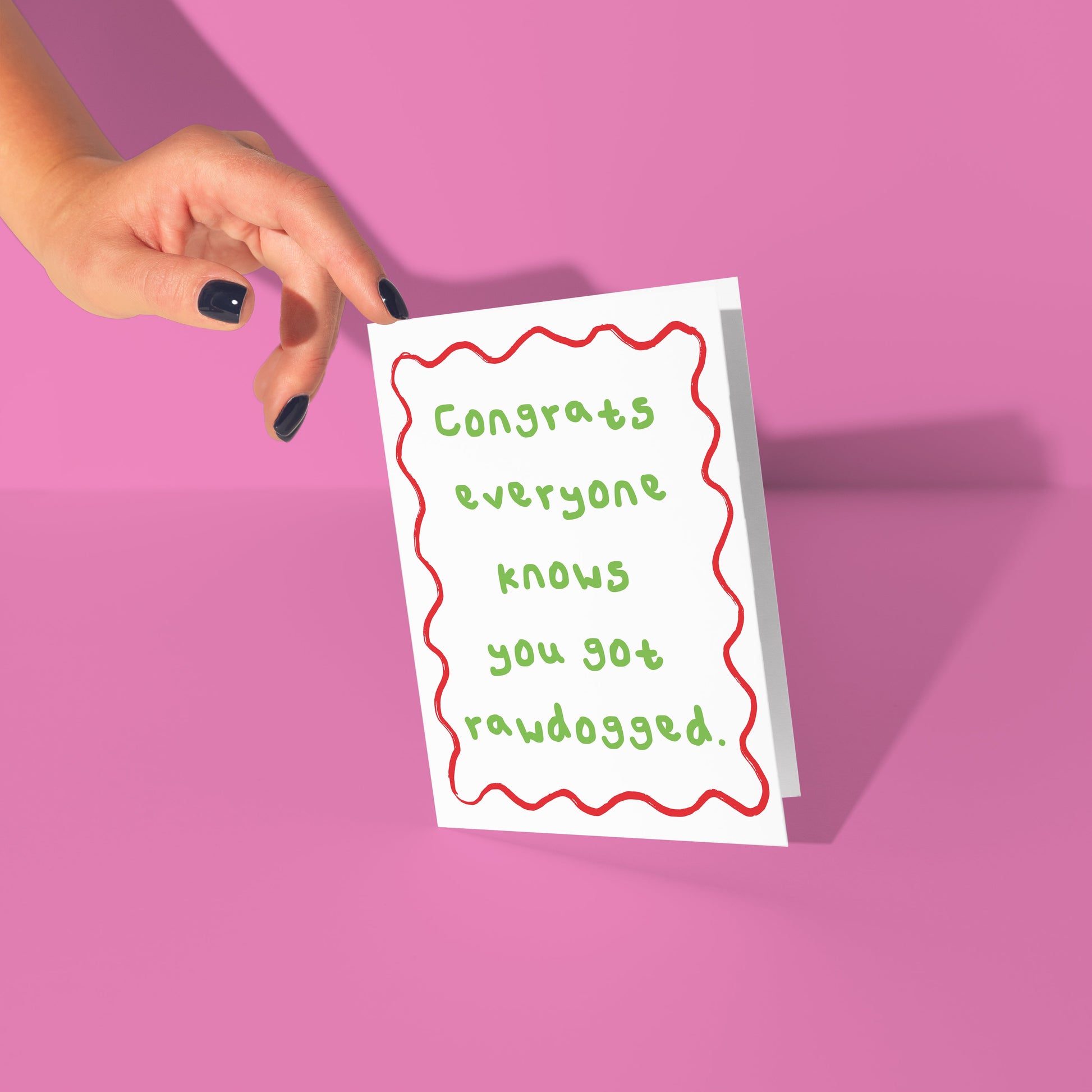 funny baby shower card