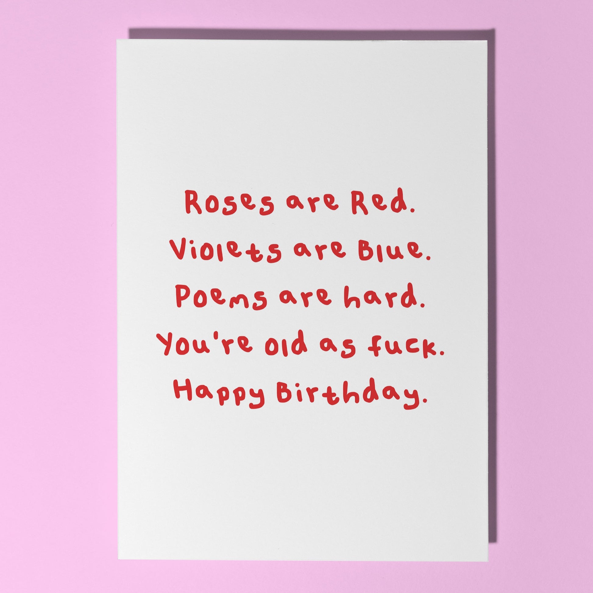 funny birthday card