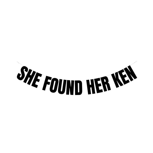 She found her Ken banner