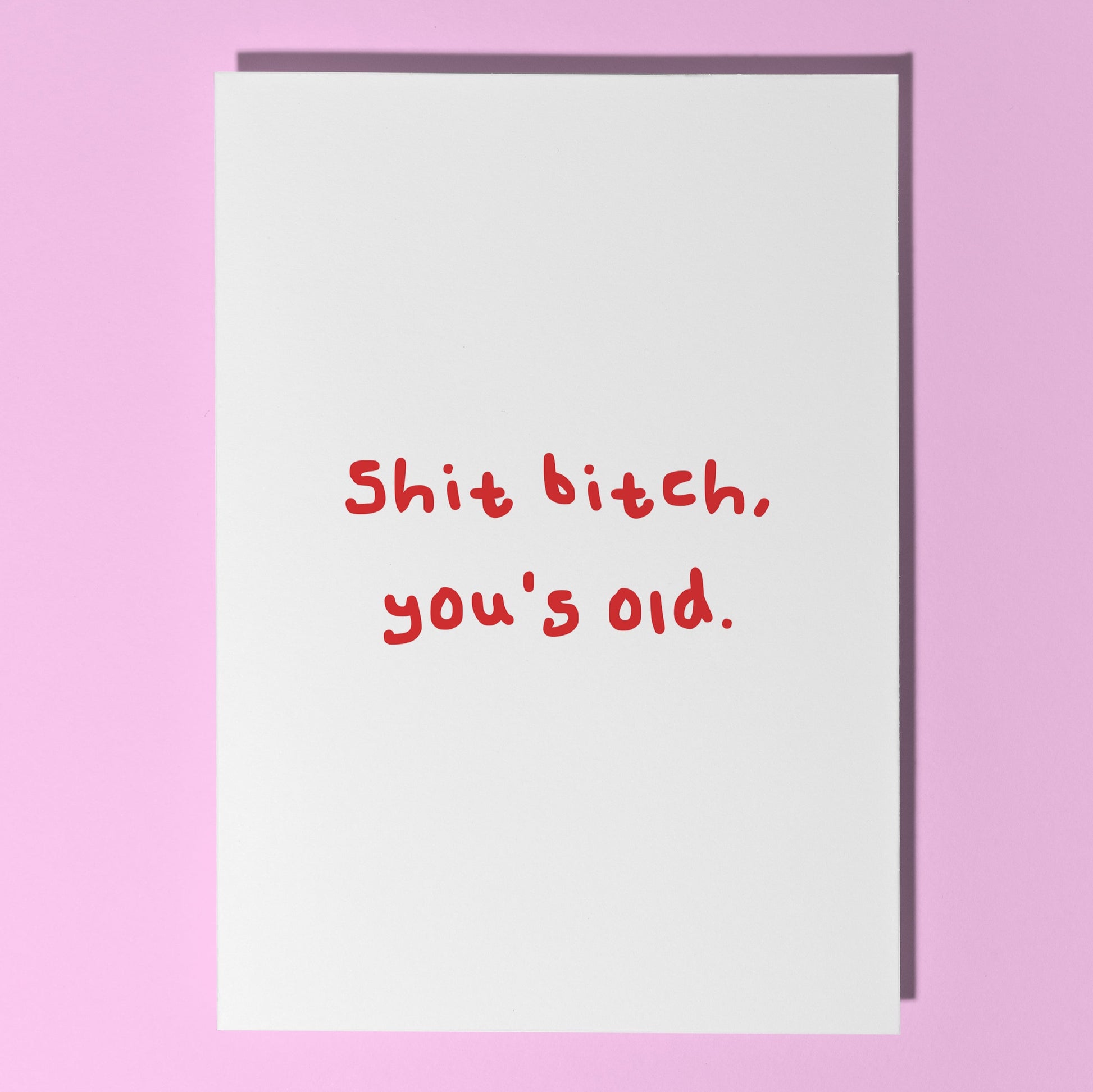 funny birthday card