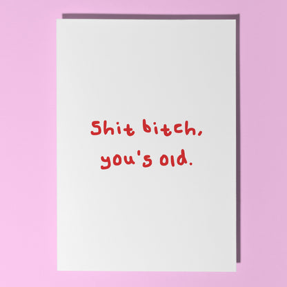 funny birthday card