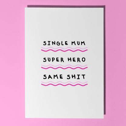 Single Mum card